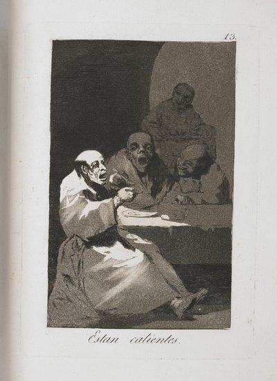 Plate from Los Caprichos, 1797-1798 by Francisco de Goya